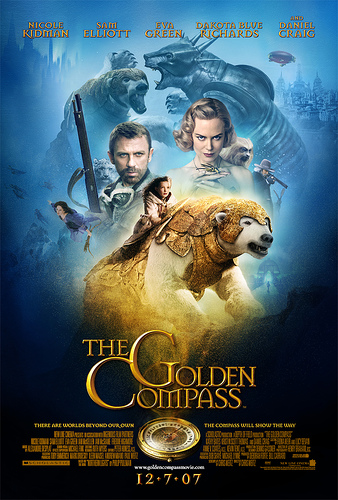 Un cartel de The Golden Compass